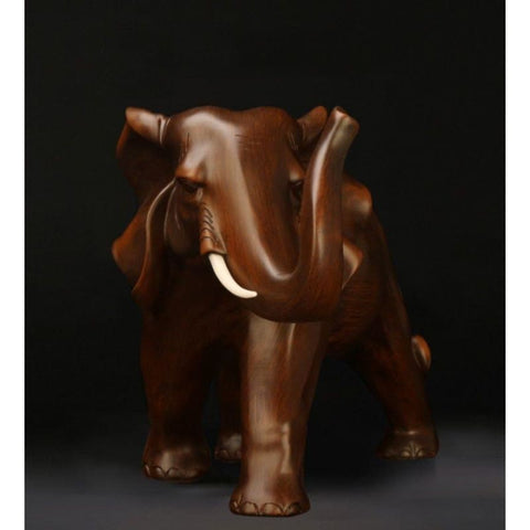 Elefantenstatue<br> Holz 15 cm