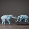 Dekorative Elefantenstatue<br> Duo