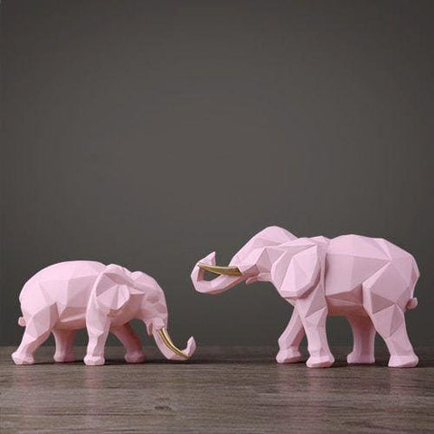 Dekorative Elefantenstatue<br> Duo