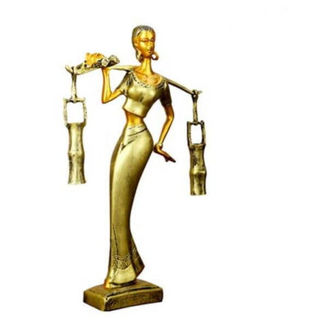 Frauenstatue<br> Retro Damen 29/31 cm