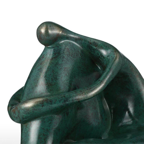 Frauenstatue<br> Runder Denker 26 cm
