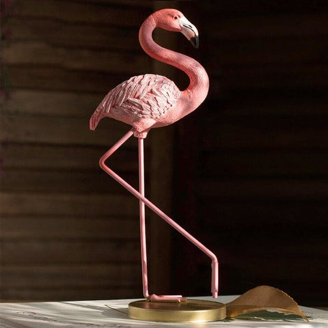 Rosa Flamingo-Statue