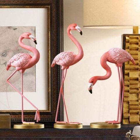 Rosa Flamingo-Statue