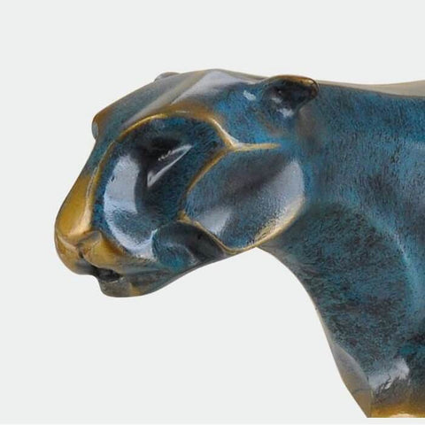 Panther-Statue aus Kunstharz<br> Deluxe