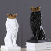 Löwenstatue-Dekoration<br> König 20 cm