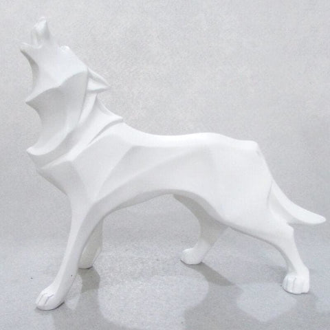 Wolfsstatue<br> Origami