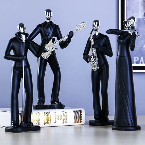 Mannstatue<br> Gruppe von Musikern