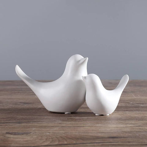 Vogelstatue<br> Keramik (Duett)