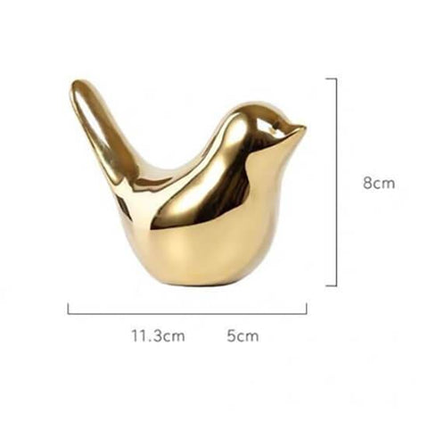 Vogelstatue<br> Golden