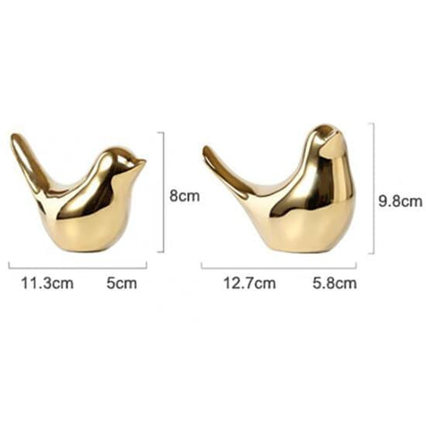 Vogelstatue<br> Golden