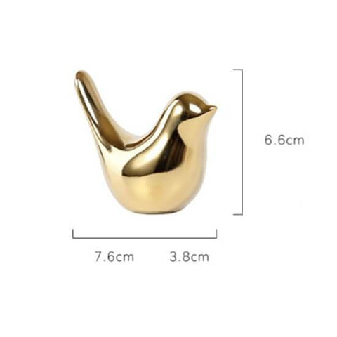 Vogelstatue<br> Golden