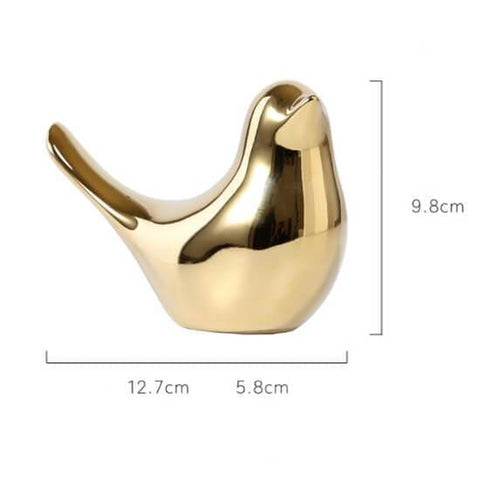 Vogelstatue<br> Golden