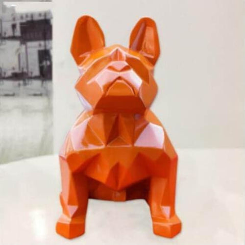 Bulldoggenstatue<br> Origami 20 cm