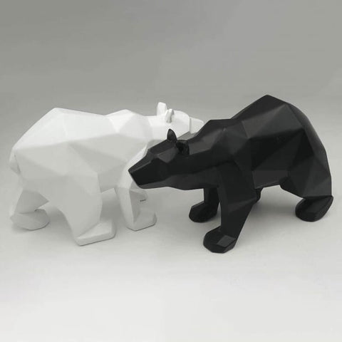 Bärenstatue<br> Origami