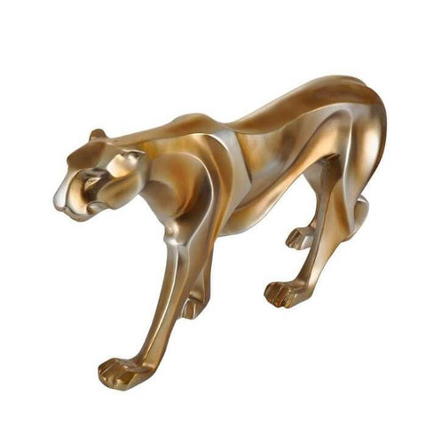Panther-Statue aus Kunstharz<br> Deluxe