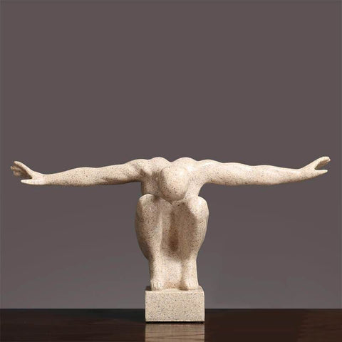 Mannstatue<br> Sportler-Denker