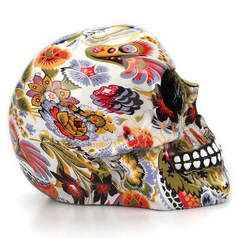 Totenkopfstatue<br> Mexikanische Totenkopfdekoration