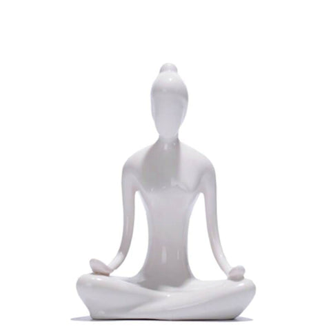 Frauenstatue<br> Yoga Zen 8 bis 14 cm