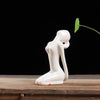 Frauenstatue<br> Yoga Zen 8 bis 14 cm