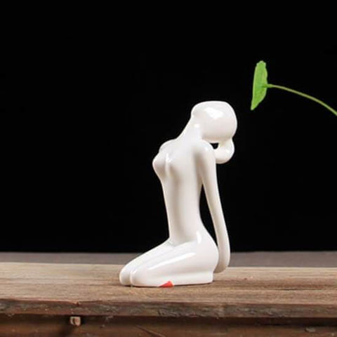 Frauenstatue<br> Yoga Zen 8 bis 14 cm
