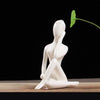 Frauenstatue<br> Yoga Zen 8 bis 14 cm