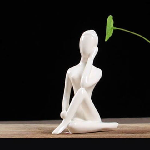 Frauenstatue<br> Yoga Zen 8 bis 14 cm