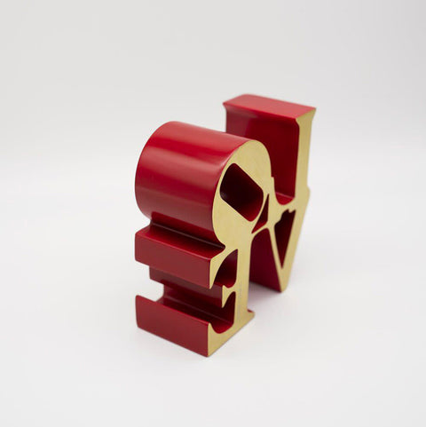 Paarstatue<br> „LIEBE“-Dekor