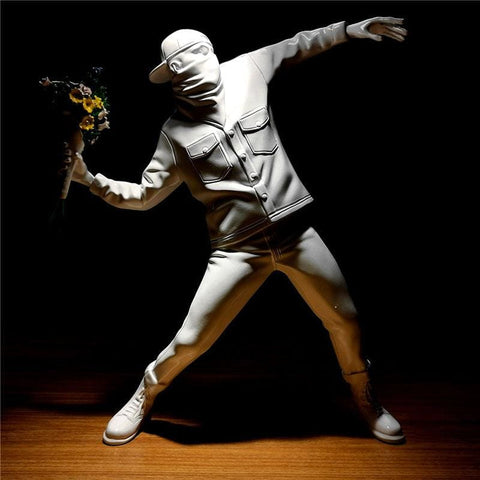 Zeitgenössische Skulptur<br> Banksy-Blumenbomber