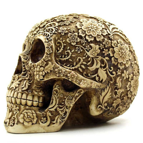 Totenkopfstatue<br> Mexikanische Calavera