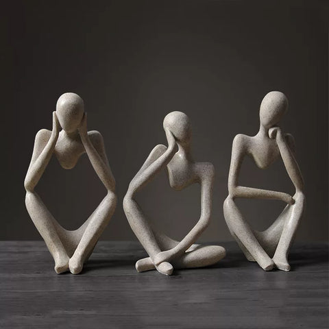 Mannstatue<br> Der moderne Denker