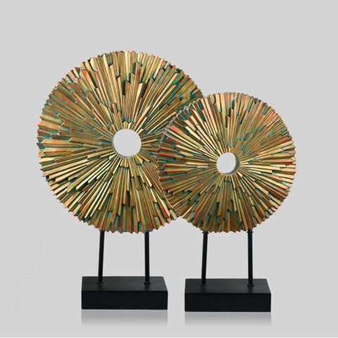Luxuriöse moderne Skulptur<br> Räder