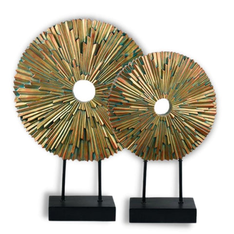 Luxuriöse moderne Skulptur<br> Räder
