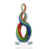 Zeitgenössische Skulptur<br> Mehrfarbiges Glas