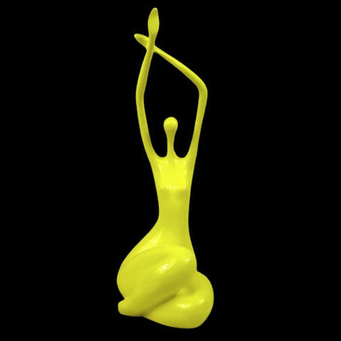 Frauenstatue<br> Runder Sitz 34 cm
