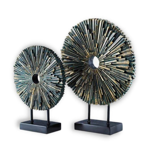 Luxuriöse moderne Skulptur<br> Räder