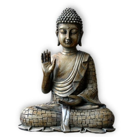 Moderne Skulptur<br> Sitzende Buddha-Statue