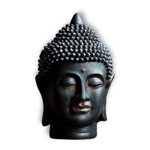 Moderne Kopfskulptur<br> der Buddha-Meditation