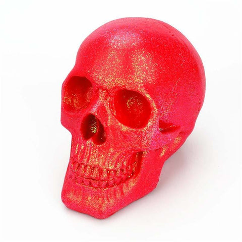 Totenkopfstatue<br> Funkelnde 18 cm
