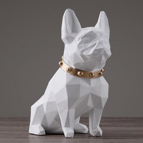 Bulldoggenstatue<br> Origami-Halskette 25 cm