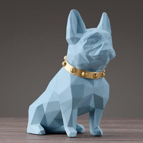 Bulldoggenstatue<br> Origami-Halskette 25 cm