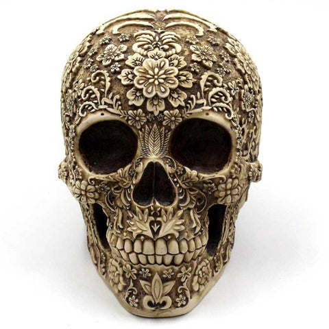 Totenkopfstatue<br> Mexikanische Calavera