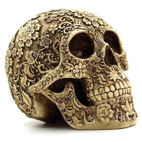 Totenkopfstatue<br> Mexikanische Calavera