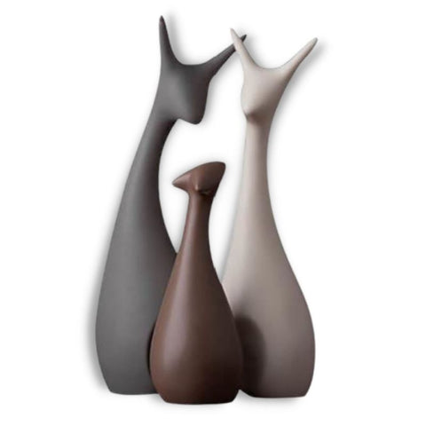 Katzenstatue<br> Keramik