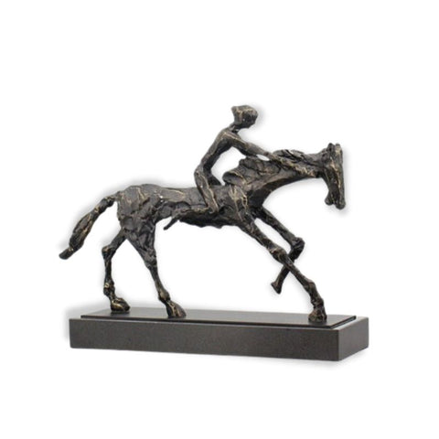 Pferdestatue<br> Metall
