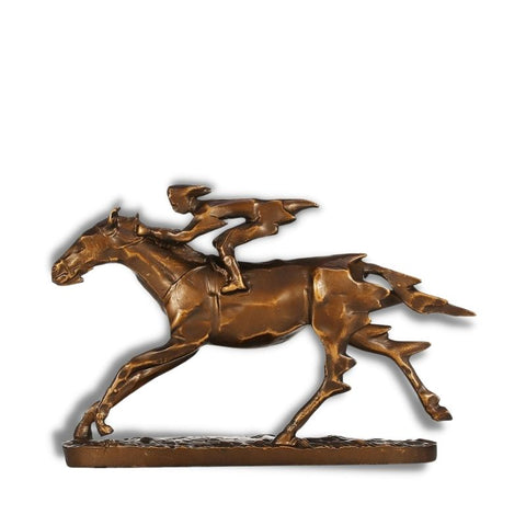 Bronzene Pferdestatue<br> Moderne 21 cm