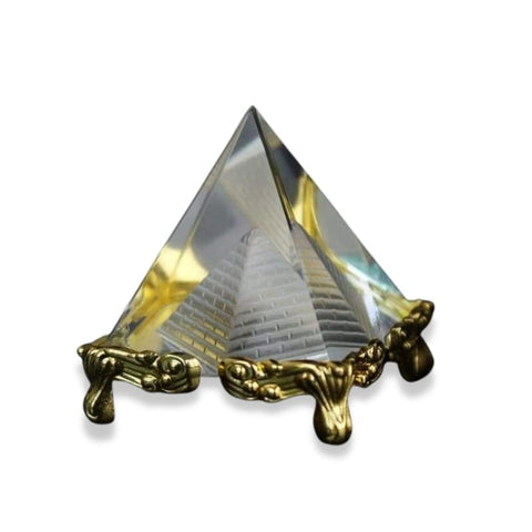Pyramide Ägypten Dekoration<br> Kristall 6 cm