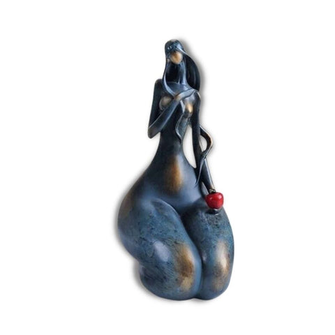 Runde Frauenstatue<br> Unabhängig 33/59 cm