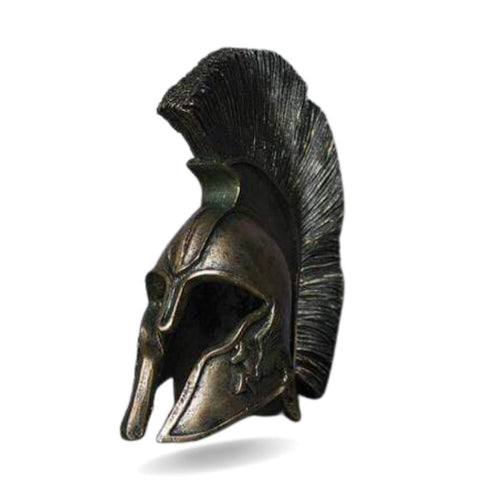 Leonidas Spartanischer Helm Bronzeeffekt 15 cm
