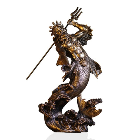 Poseidon-Meeresstatue<br> Krieger