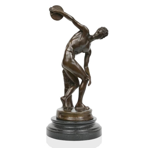 Der Discobolus Bronze 33 cm